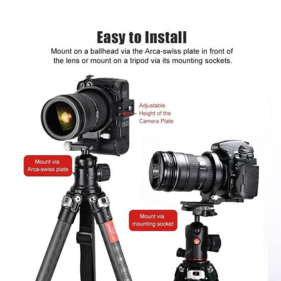 Rotatable Lens Collar Mount Plate LS-75